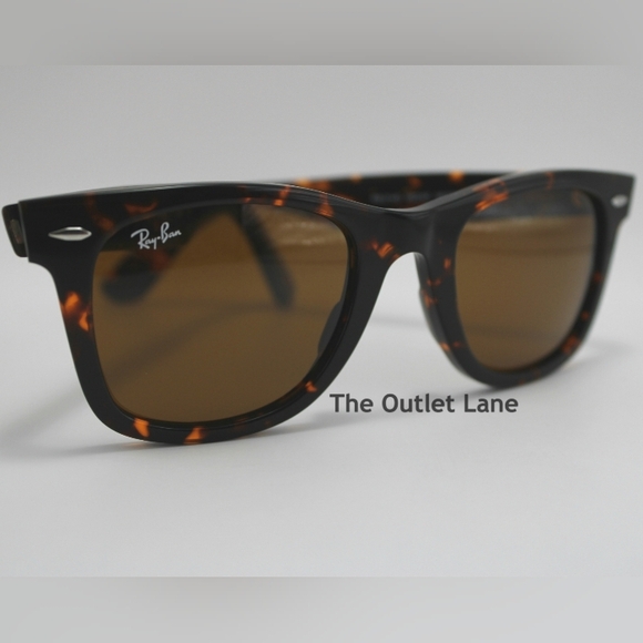 Model Display Ray-Ban Wayfarer Tortoise Brown RB2140 - Picture 6 of 16
